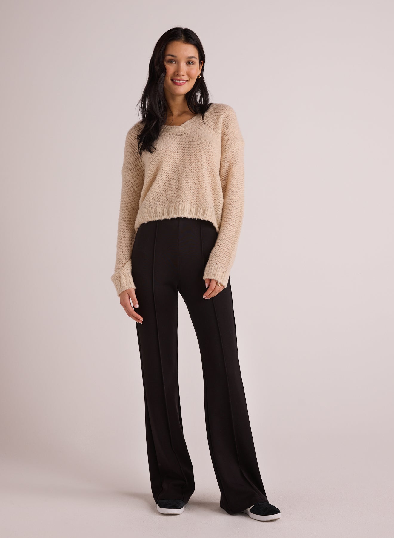 Bella DahlJordyn Pintuck Ponte Pant - BlackBottoms