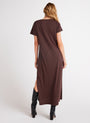 Bella DahlKnit V - Neck Maxi Dress - Chestnut BrownDresses