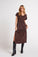 Bella DahlKnit V - Neck Maxi Dress - Chestnut BrownDresses