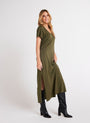 Bella DahlKnit V - Neck Maxi Dress - Italian HerbDresses