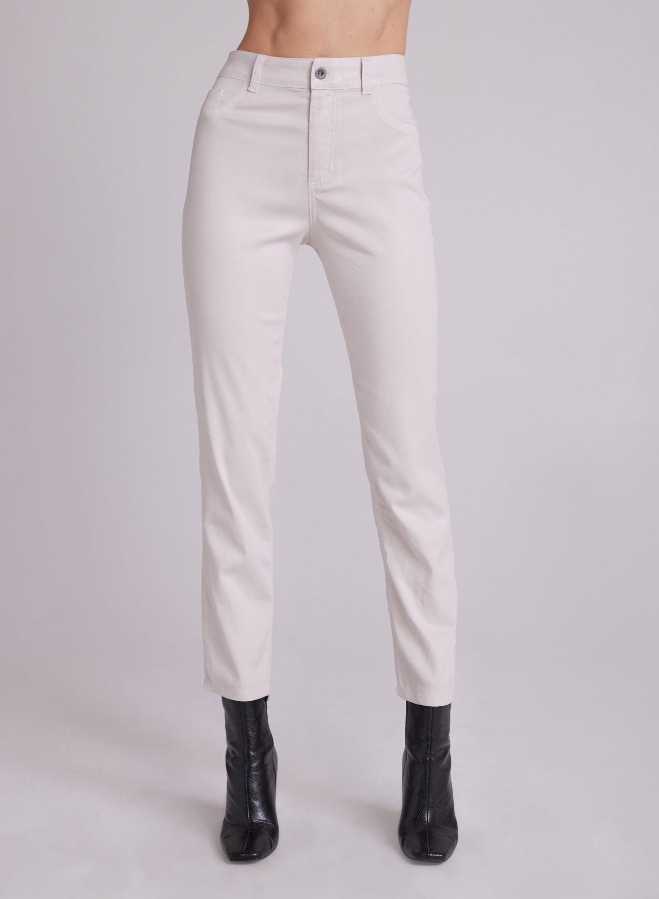 Bella DahlLennon Luxe Straight Leg Pants - AlabasterBottoms