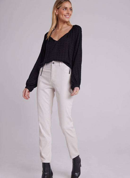 Bella DahlLennon Luxe Straight Leg Pants - AlabasterBottoms