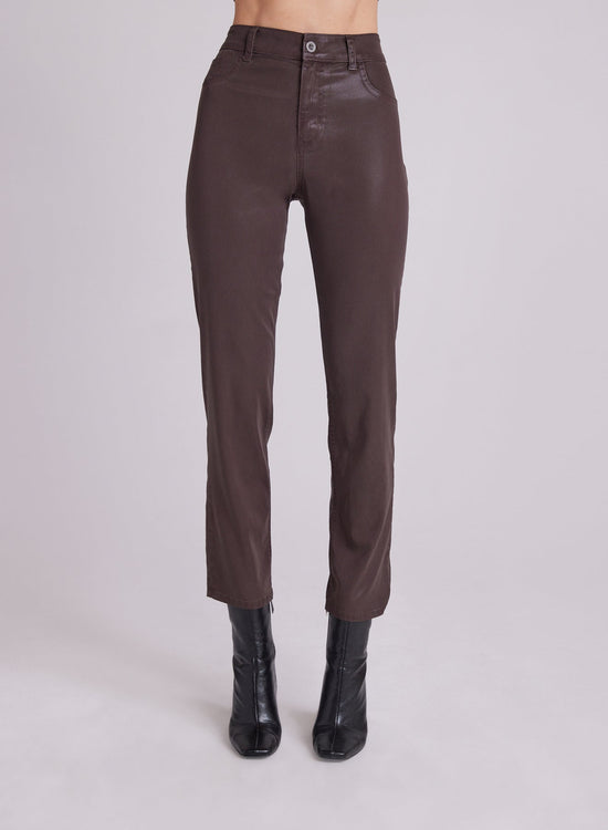 Bella DahlLennon Luxe Straight Leg Pants - Rich CarobBottoms