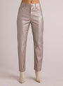 Bella DahlLennon Straight Leg Jean - Silver MetallicBottoms