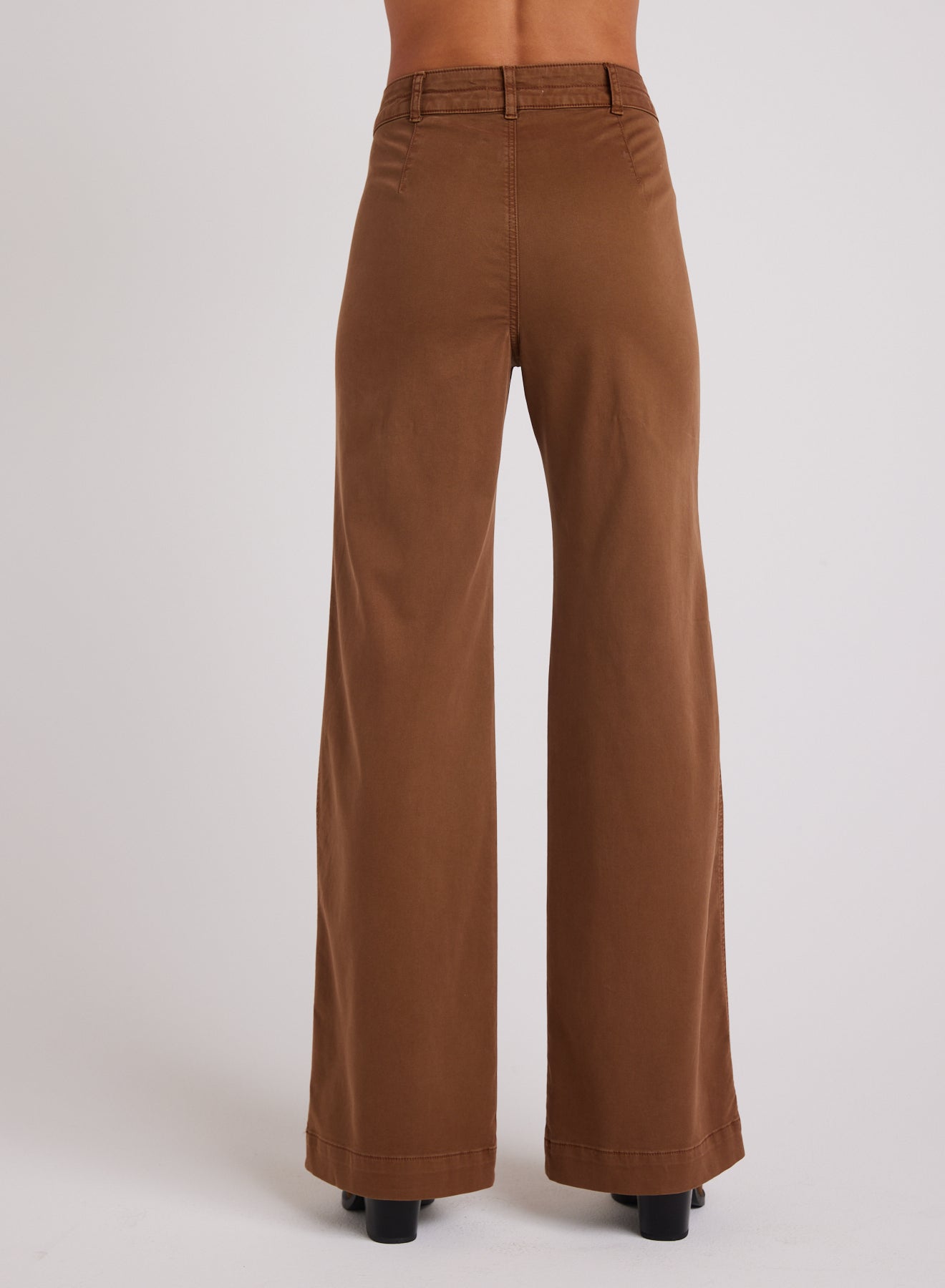 Bella DahlLola Two Pocket Wide Leg - Spiced BrownBottoms