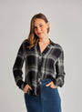 Bella DahlLong Sleeve Button Down - Vintage Ivy PlaidTops