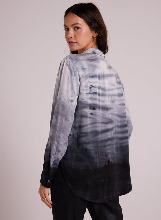 Bella DahlLong Sleeve Clean Shirt - Fogy Horizon DyeTops