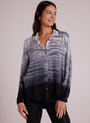 Bella DahlLong Sleeve Clean Shirt - Fogy Horizon DyeTops