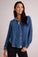 Bella DahlLong Sleeve Clean Shirt - Nordic BlueTops