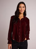 Bella DahlLong Sleeve Clean Shirt - Winter RougeTops