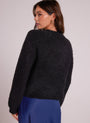 Bella DahlLong Sleeve Crew Sweater - BlackSweaters