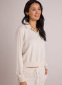 Bella DahlLong Sleeve Henley - Heathered OatTops