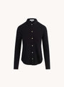 Bella DahlLong Sleeve Knit Button Down - BlackTops