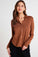 Bella DahlLong Sleeve Knit Button Down - Twilight GoldTops