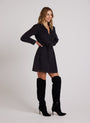 Bella DahlLong Sleeve Pintuck Dress - BlackDresses