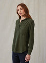 Bella DahlLong Sleeve Pullover Tunic - Italian HerbTops