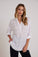 Bella DahlLong Sleeve Shirred Pullover - WhiteTops