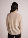 Bella DahlLuxe Fuzzy Crew Neck - Rich IvorySweaters