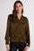 Bella DahlMandarin Collar Button Down - Autumn OliveTops