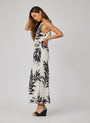 Bella Dahl Maxi Halter Dress - Maui Palm PrintDresses