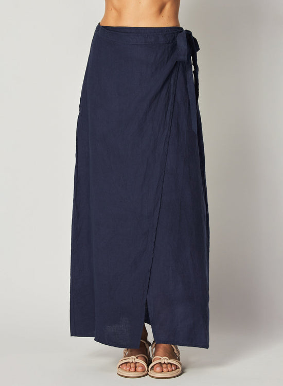 Bella DahlMaxi Wrap Skirt - Brazilian NavyBottoms