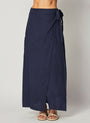 Bella DahlMaxi Wrap Skirt - Brazilian NavyBottoms