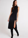 Bella DahlMock Neck Midi Dress - BlackDresses