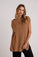 Bella DahlMock Neck Sweater Tunic - Golden CamelSweaters & Jackets