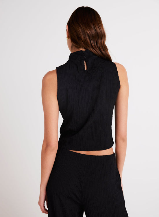 Bella DahlMock Neck Top - BlackTops