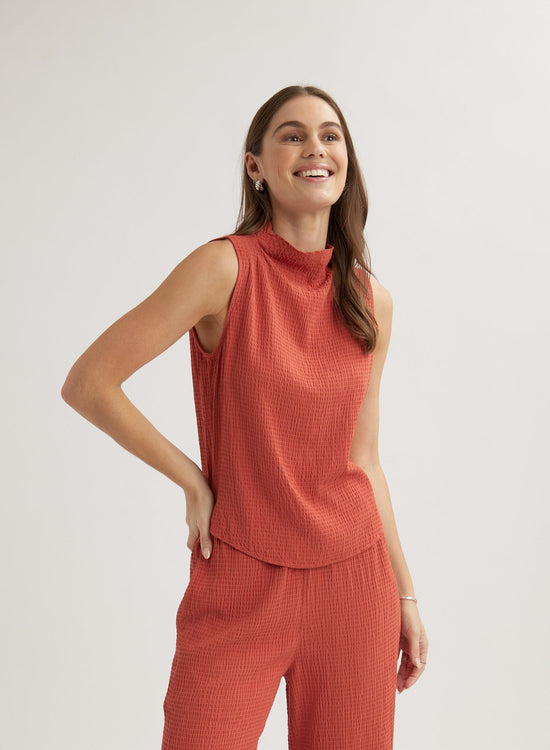 Bella Dahl Mock Neck Top - Jasper RoseTops