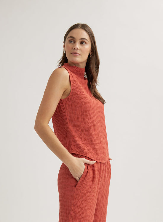 Bella Dahl Mock Neck Top - Jasper RoseTops