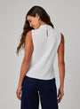 Bella DahlMock Neck Top - WhiteTops