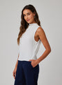 Bella DahlMock Neck Top - WhiteTops