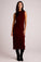 Bella DahlMock Neck Velvet Dress - Winter RougeDresses