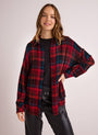 Bella DahlOversized Button Down - Winter Berry PlaidTops