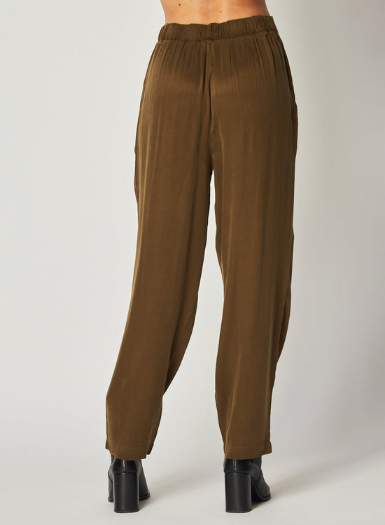 Bella DahlPleat Front Trouser - Autumn OliveBottoms