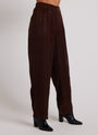 Bella DahlPleat Front Trouser - Mahogany BrownBottoms