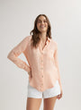 Bella DahlPocket Button Down - Peach FizzTops