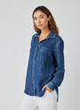 Bella DahlPocket Button Down Shirt - Horizon WashTops