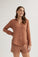 Bella DahlPocket Button Down - Terracotta BrownTops