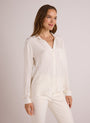 Bella DahlPocket Button Down - Winter WhiteTops