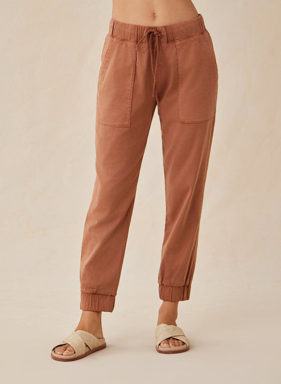 Bella DahlPocket Jogger - Terracotta BrownBottoms