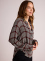 Bella DahlPocket Shirt Tail Button Down - Winter Glen PlaidTops