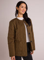 Bella DahlQuilted Jacket - Autumn OliveSweaters & Jackets