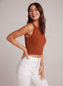 Bella DahlRaw Edge Tank - Spring BrownTops