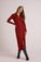 Bella DahlRib Button Down Shirt Dress - Rustic RedDresses