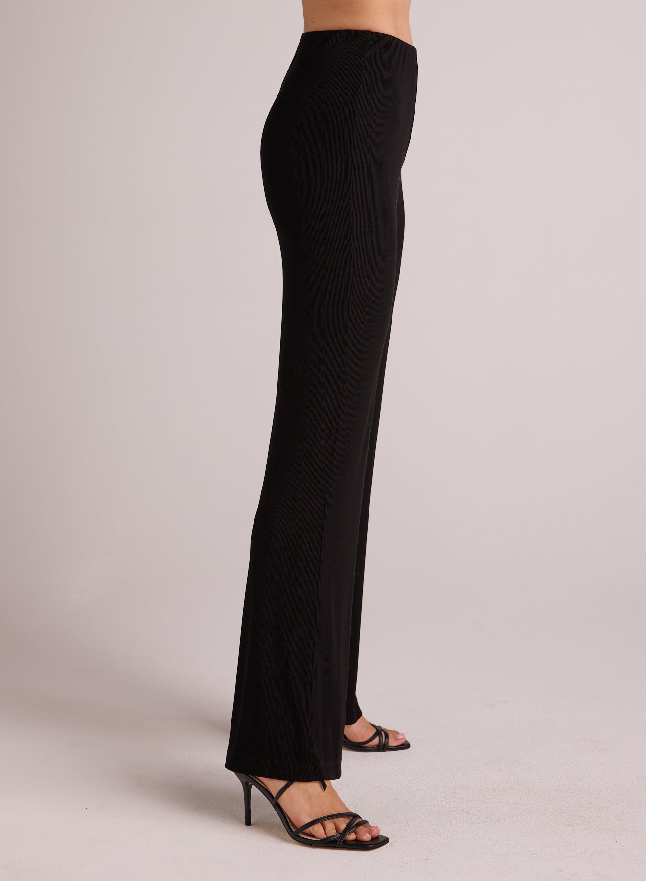 Bella DahlRib Wide Leg - BlackBottoms