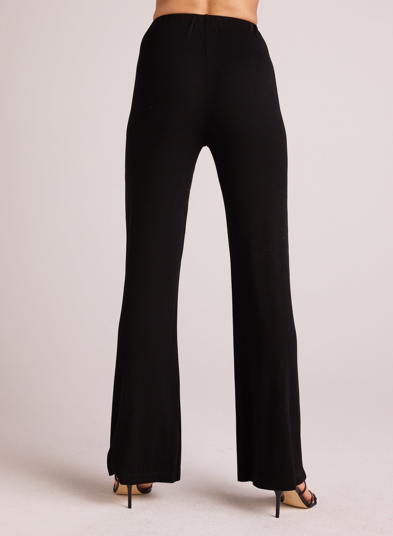 Bella DahlRib Wide Leg - BlackBottoms