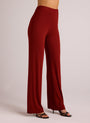 Bella DahlRib Wide Leg - Rustic RedBottoms