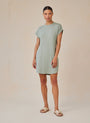 Bella DahlRoll Sleeve T-Shirt Dress - Olive GroveDresses